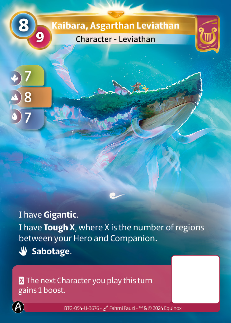 Kaibara, Asgarthan Leviathan