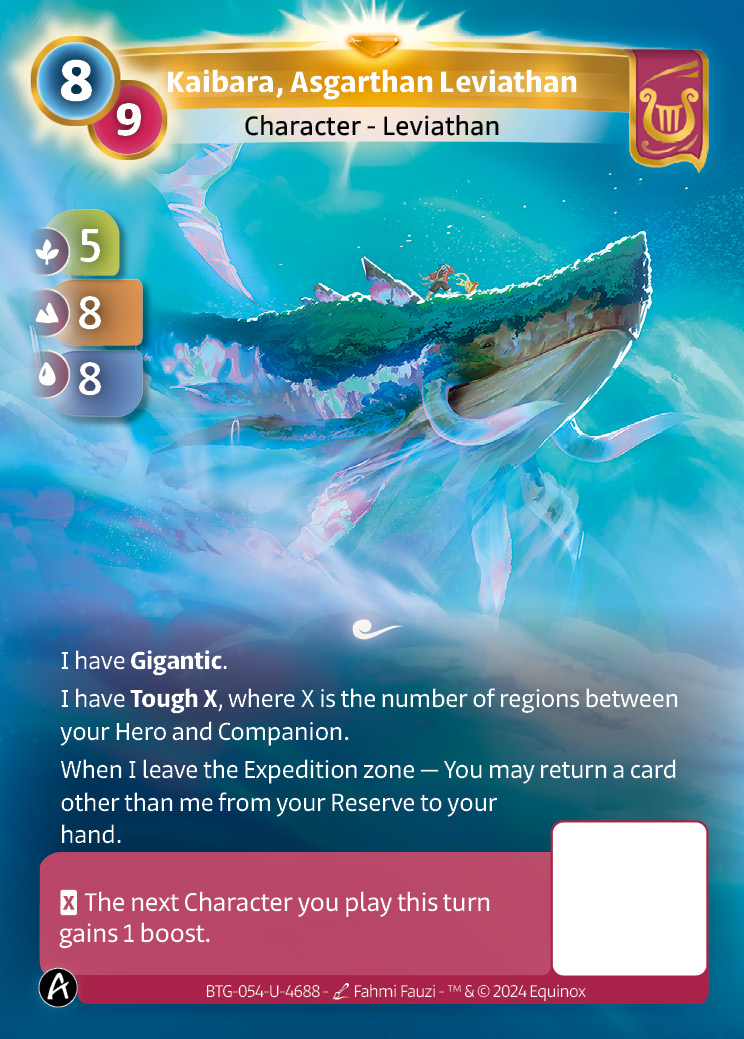 Kaibara, Asgarthan Leviathan