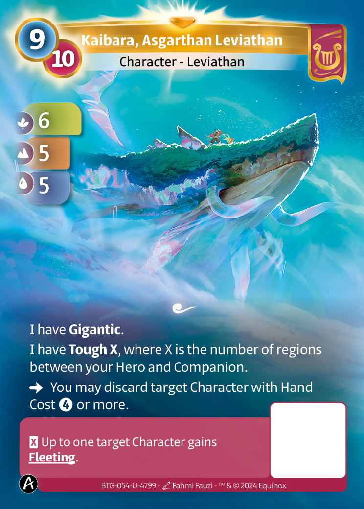 Kaibara, Asgarthan Leviathan