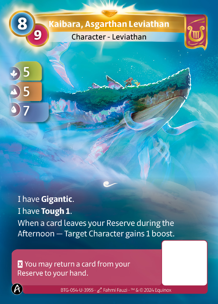 Kaibara, Asgarthan Leviathan