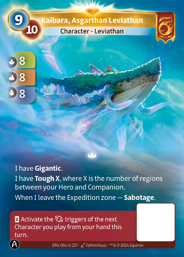 Kaibara, Asgarthan Leviathan