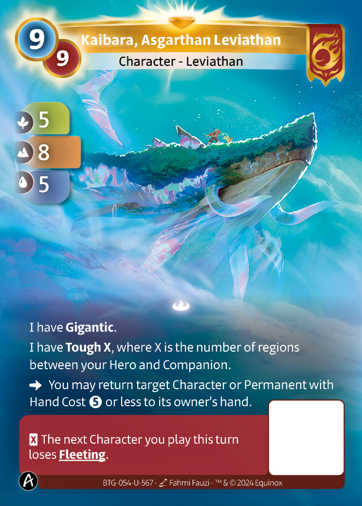 Kaibara, Asgarthan Leviathan