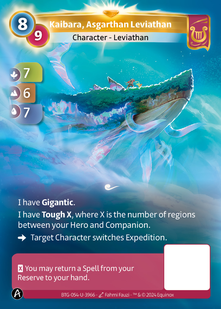 Kaibara, Asgarthan Leviathan