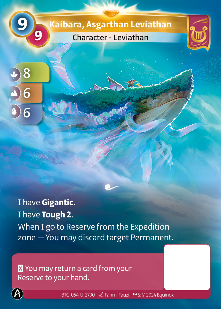 Kaibara, Asgarthan Leviathan