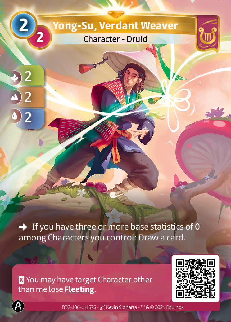 Yong-Su, Verdant Weaver