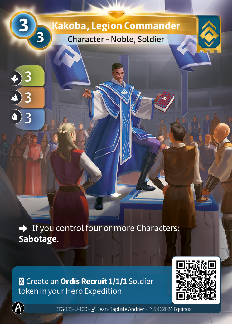 Kakoba, Legion Commander