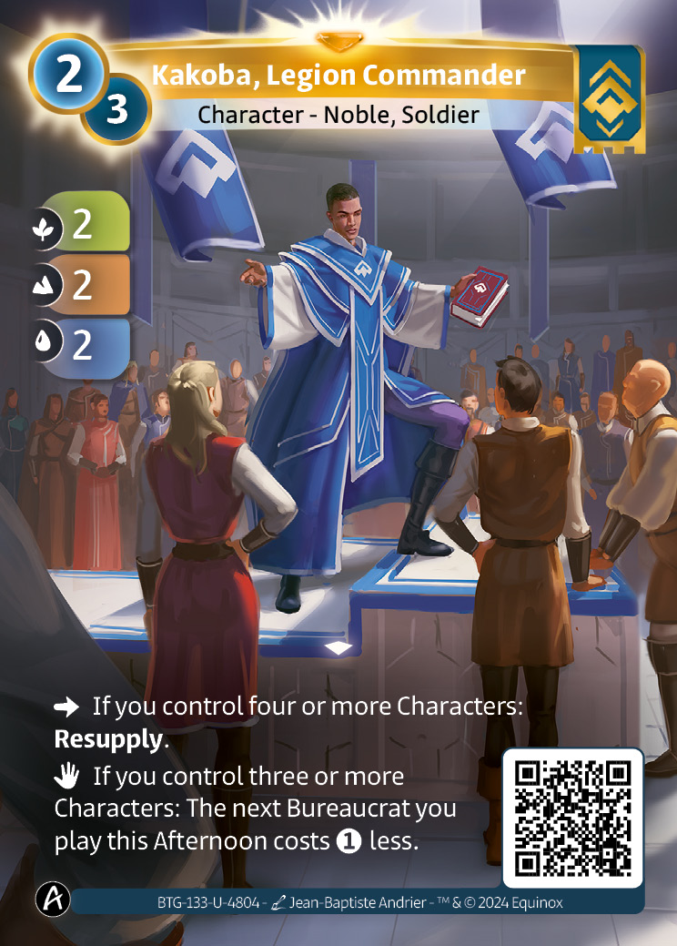 Kakoba, Legion Commander