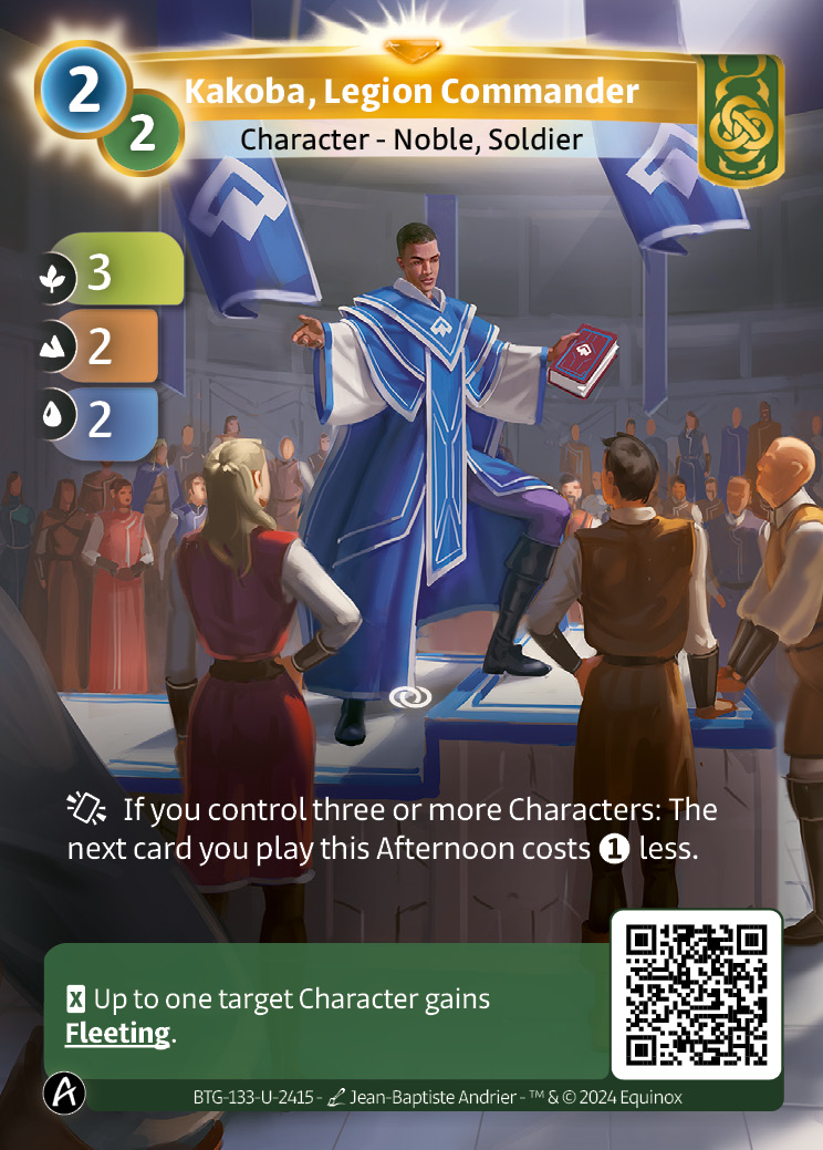 Kakoba, Legion Commander