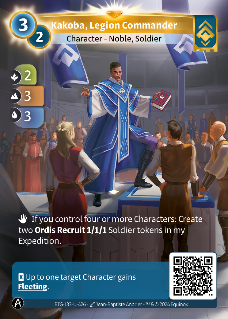 Kakoba, Legion Commander