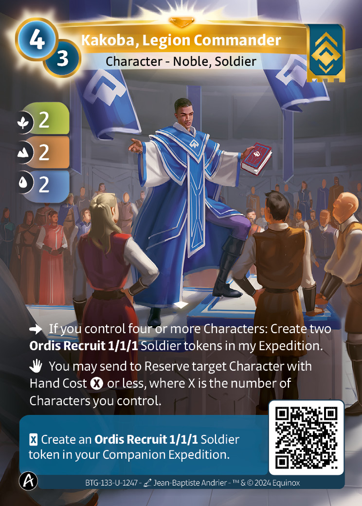 Kakoba, Legion Commander