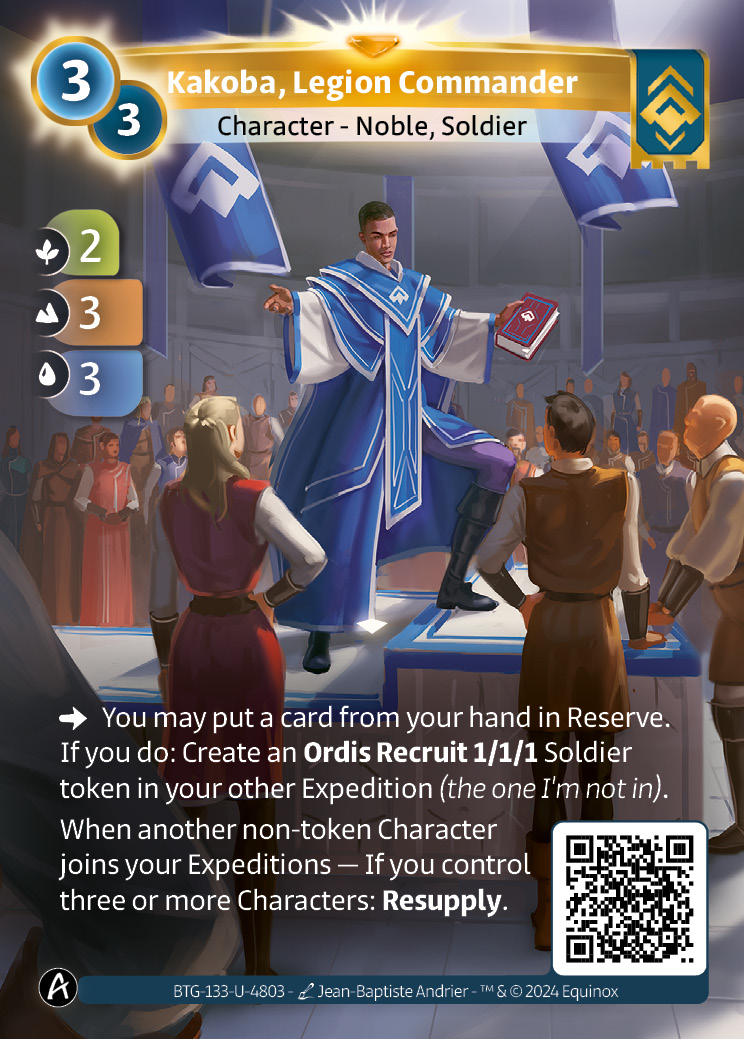 Kakoba, Legion Commander