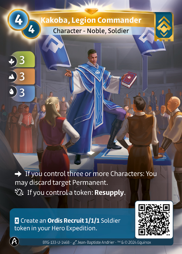 Kakoba, Legion Commander