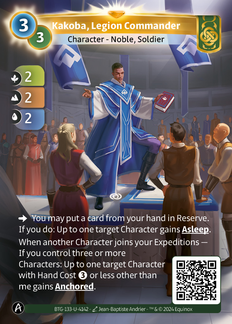 Kakoba, Legion Commander
