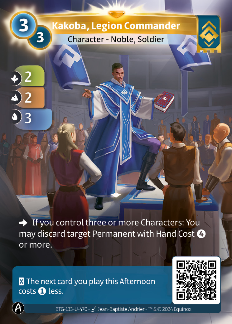 Kakoba, Legion Commander