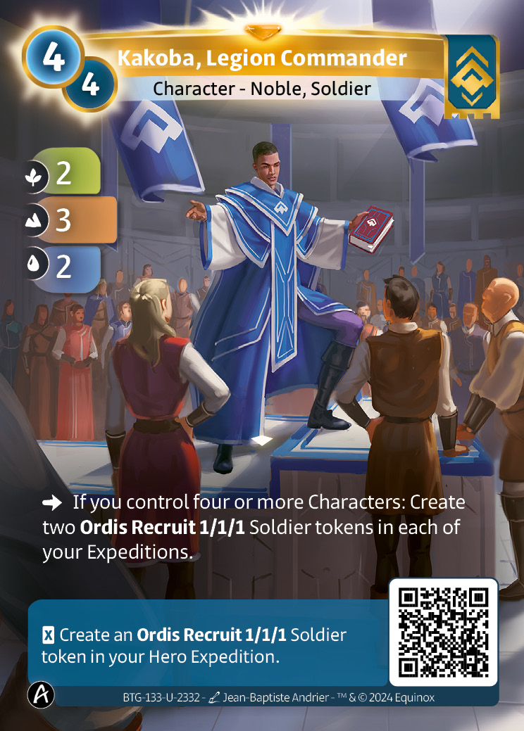 Kakoba, Legion Commander