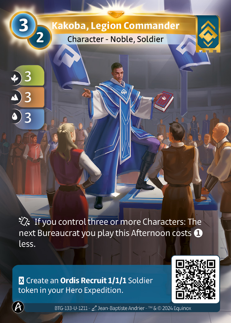 Kakoba, Legion Commander