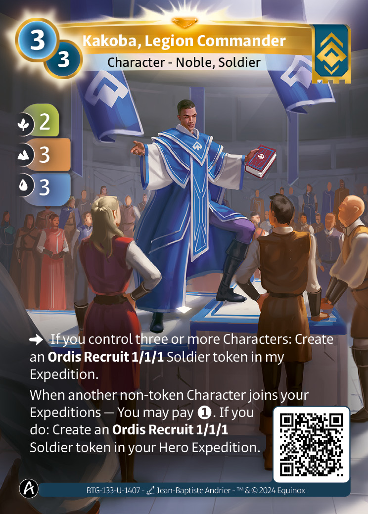 Kakoba, Legion Commander