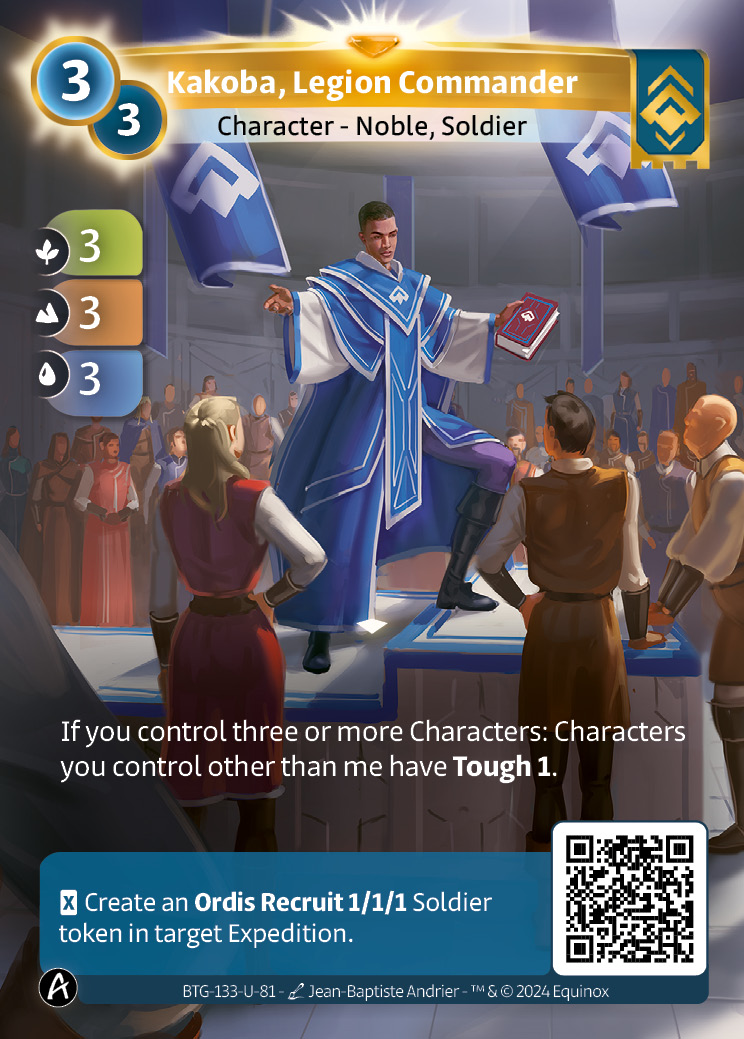 Kakoba, Legion Commander