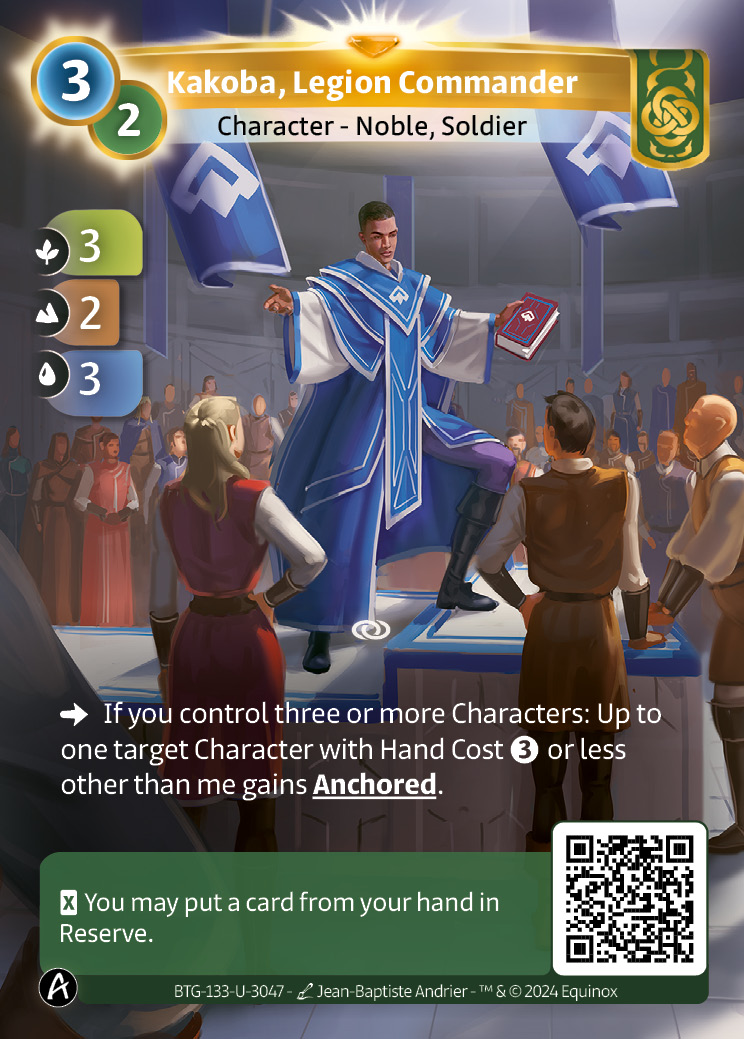 Kakoba, Legion Commander