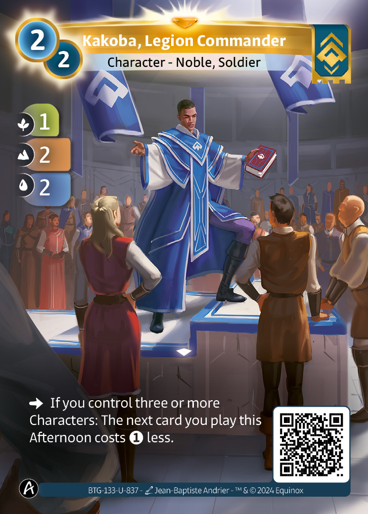 Kakoba, Legion Commander