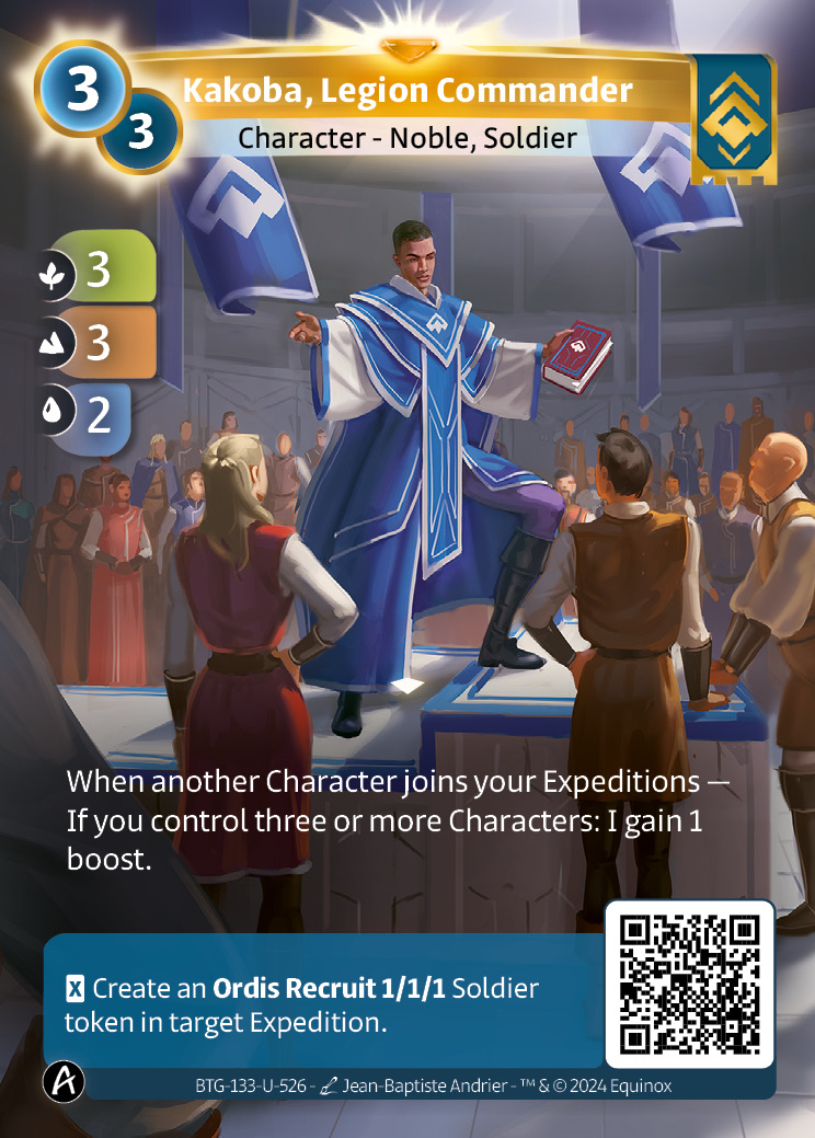 Kakoba, Legion Commander