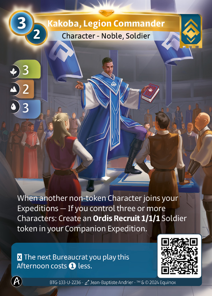 Kakoba, Legion Commander