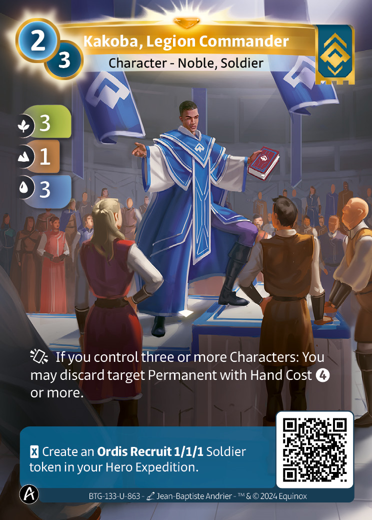 Kakoba, Legion Commander