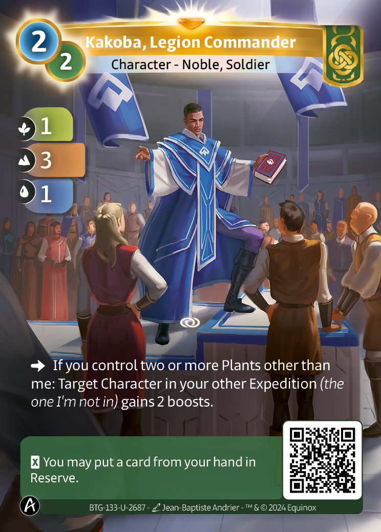 Kakoba, Legion Commander
