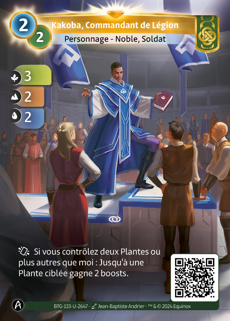 Kakoba, Commandant de Légion