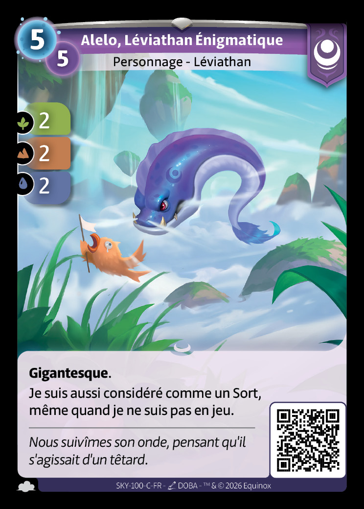 Alelo, Léviathan Énigmatique