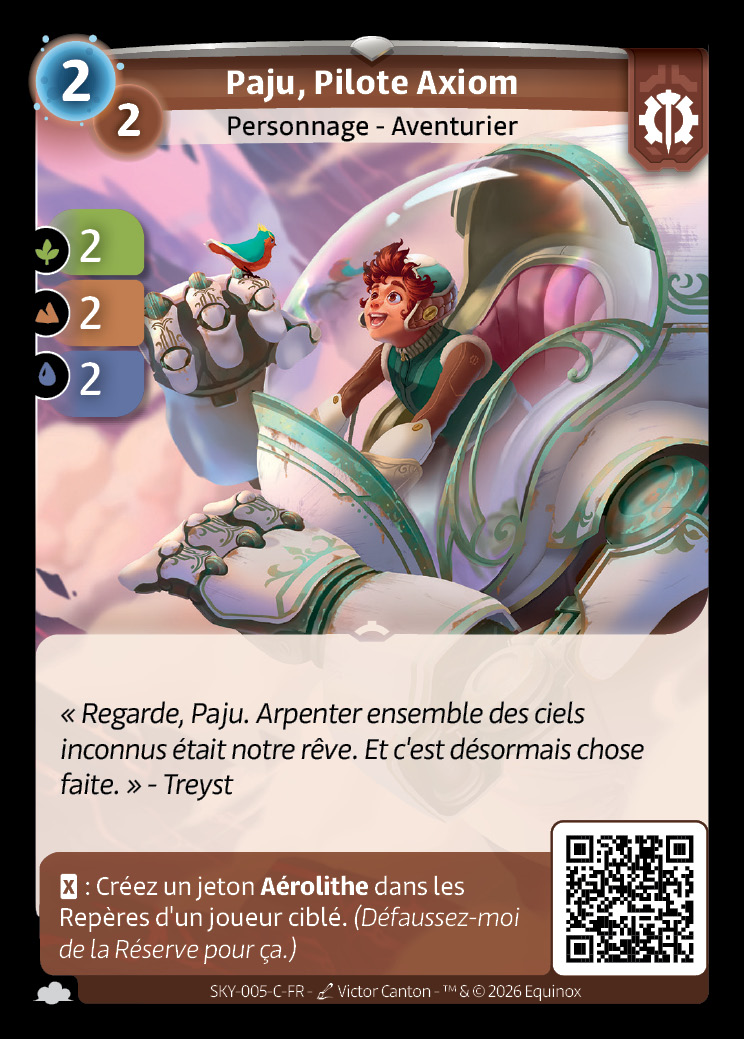 Paju, Pilote Axiom