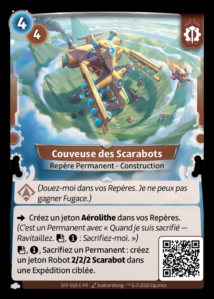 Couveuse des Scarabots