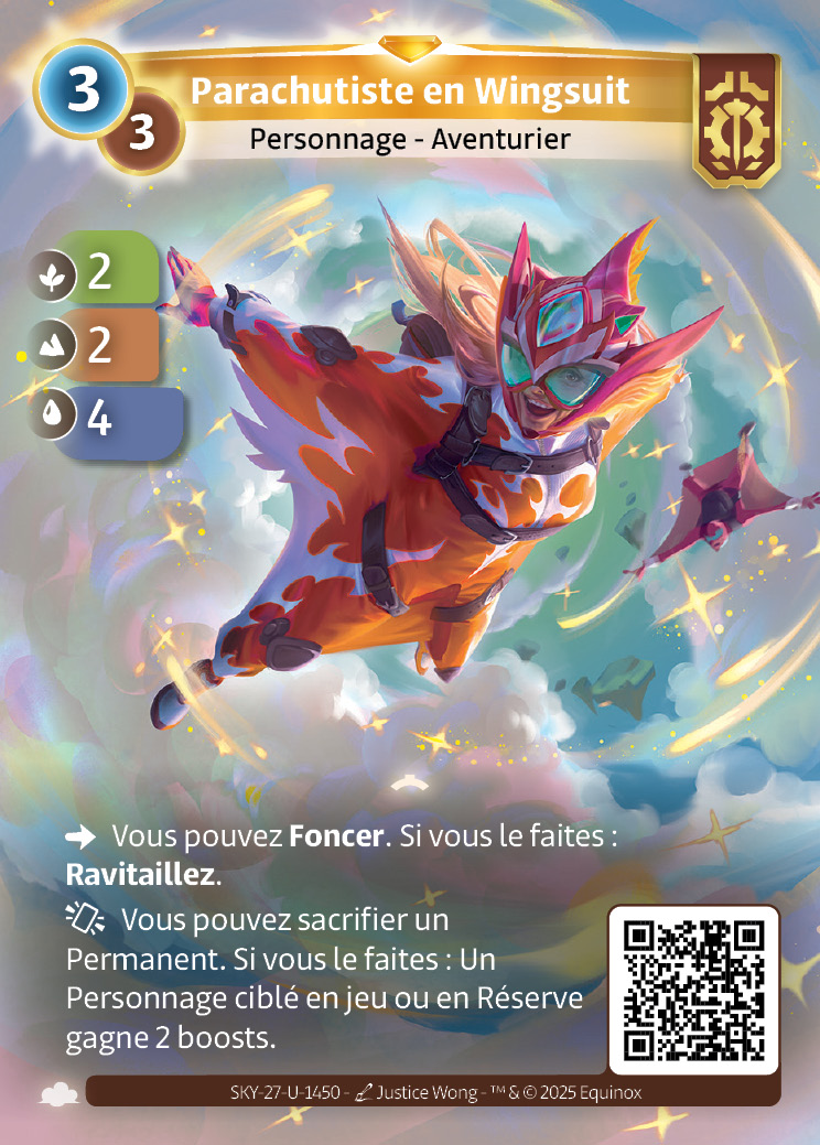 Parachutiste en Wingsuit