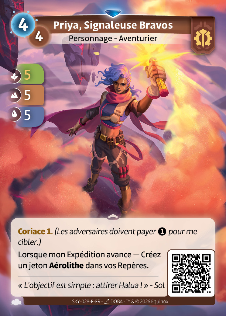 Priya, Signaleuse Bravos