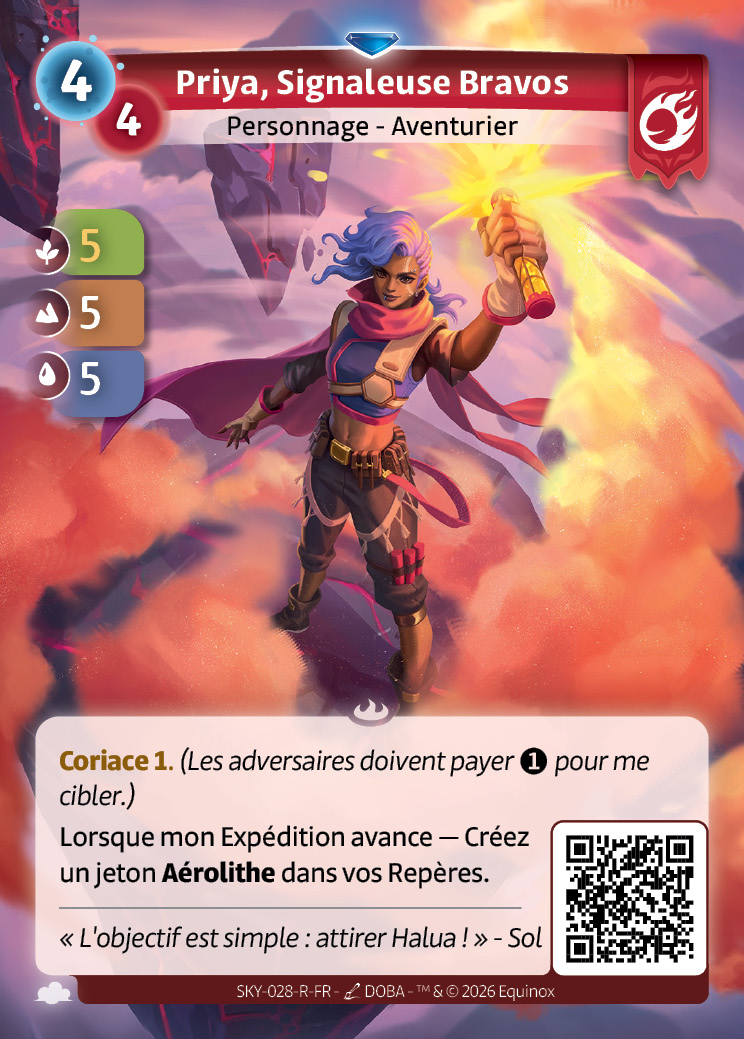 Priya, Signaleuse Bravos