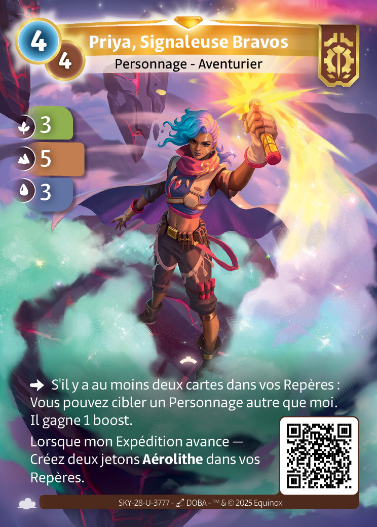 Priya, Signaleuse Bravos