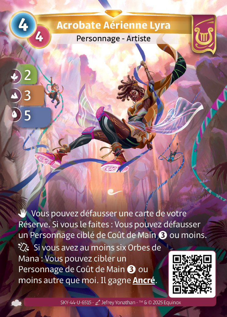 Acrobate Aérienne Lyra