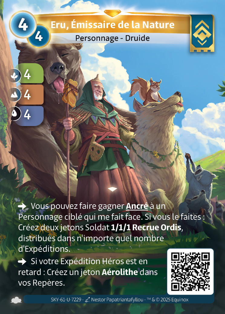 Eru, Émissaire de la Nature