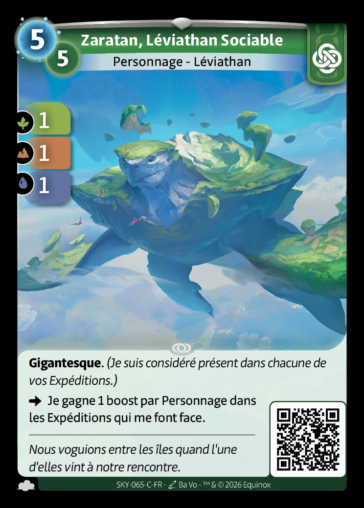 Zaratan, Léviathan Sociable