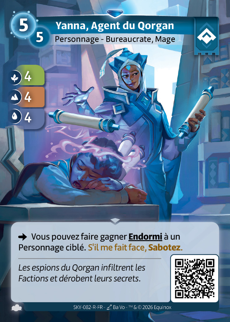 Yanna, Agent du Qorgan