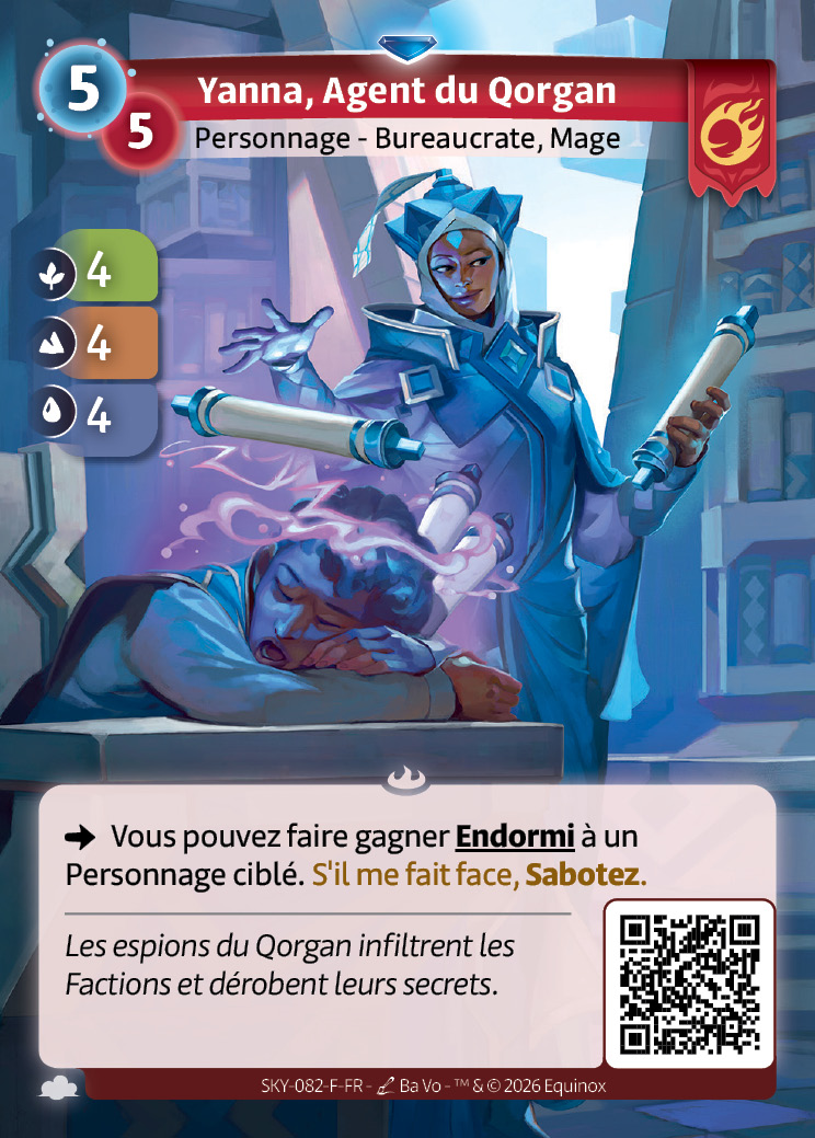 Yanna, Agent du Qorgan
