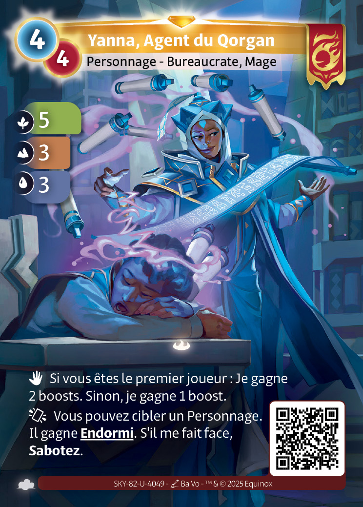 Yanna, Agent du Qorgan