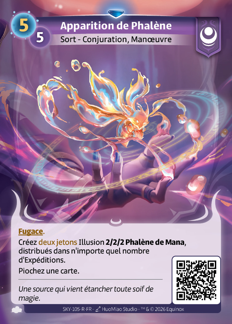 Apparition de Phalène